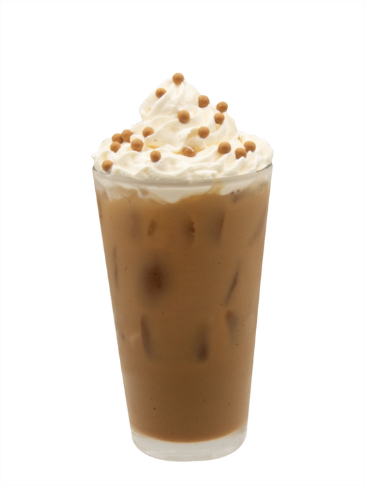 caramel nut iced coffee