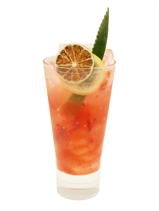 sparkling pineapple berry refresher