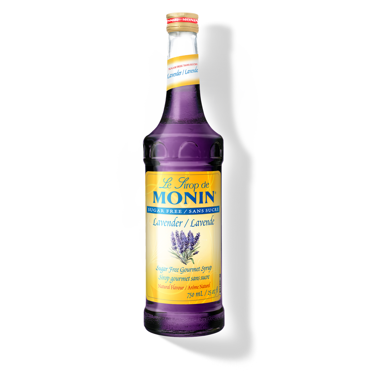 Monin Sugar Free Lavender Syrup 750 mL bottle