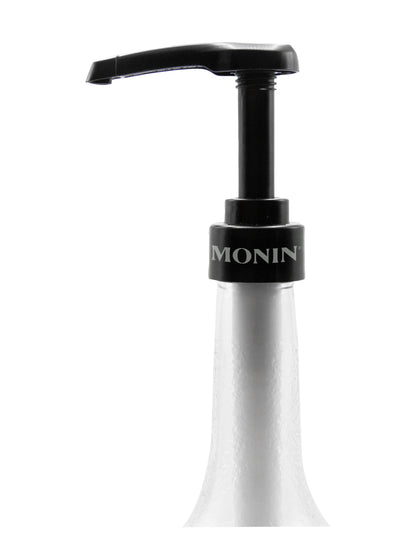 Pompe sirop Monin pour bouteille de verre de 750 ml (blanche/noire)