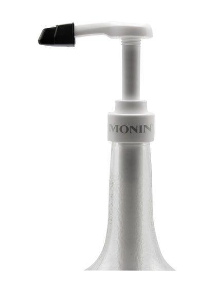 Pompe sirop Monin pour bouteille de verre de 750 ml (blanche/noire)