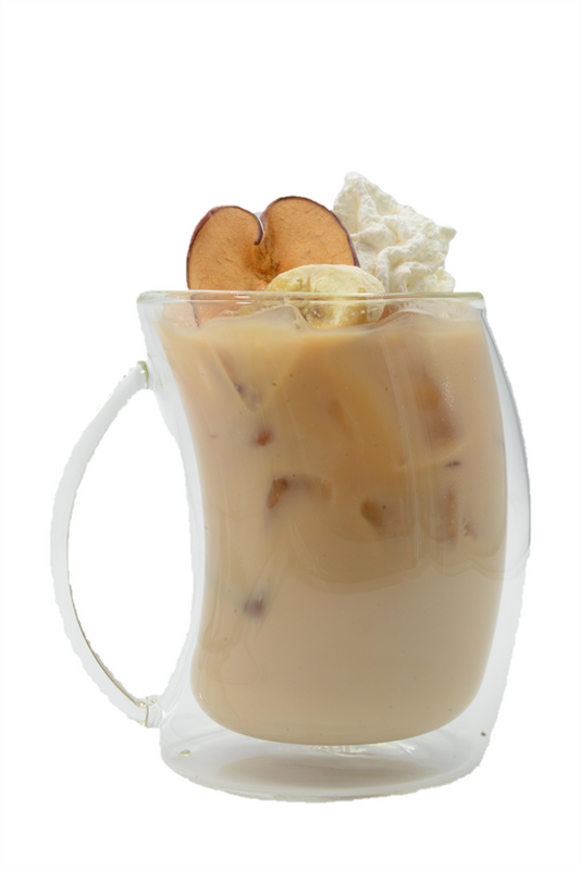 iced banana crisp apple latte​