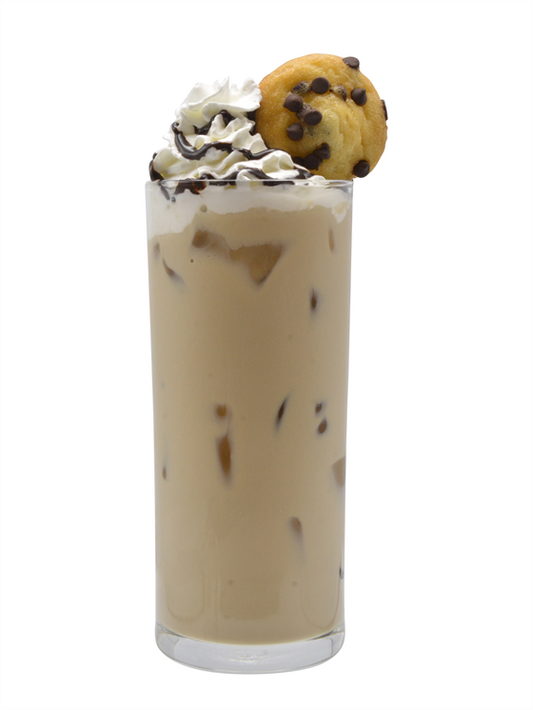 chocolate chip pancake iced latte​