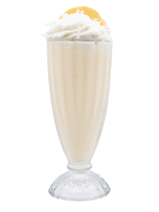 peach-a colada milkshake