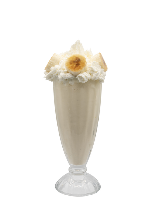 brûléed banana milkshake