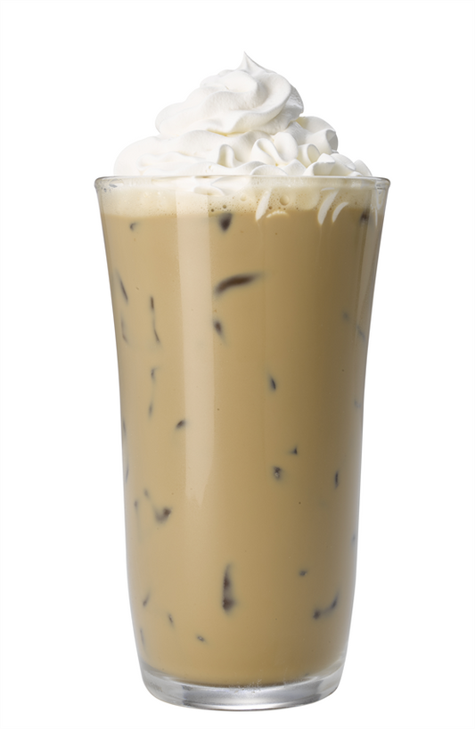 delightfully sweet iced latte 