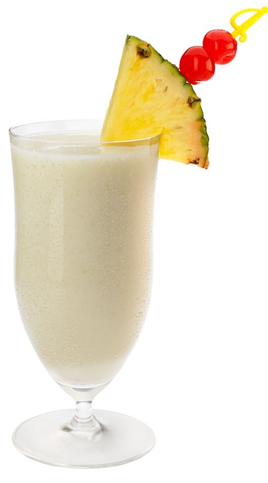 fruit and cream pina colada smoothie