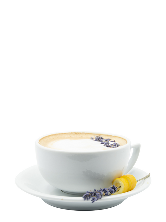 black lavender latte