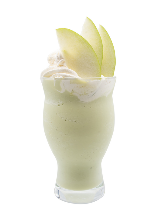 green apple matcha shake