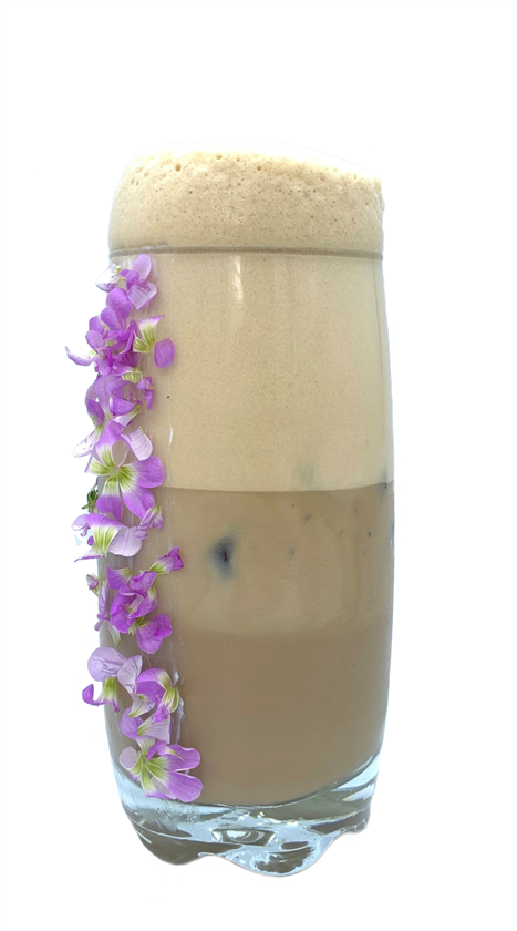 lavender iced coffee