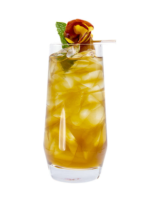 pistachio peach tea