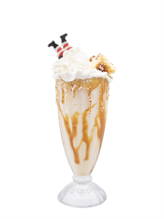 christmas creme brulee cheesecake shake