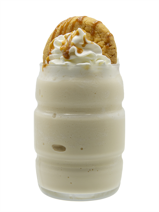 sea salt caramel cookie milkshake