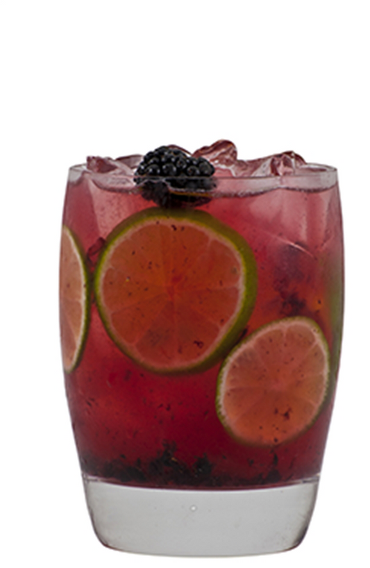 fresh berry caipirinha