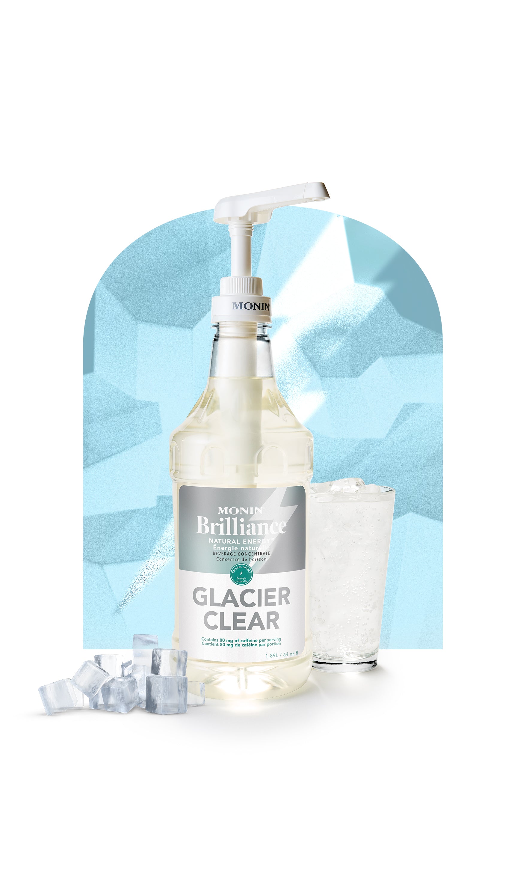 Monin Brilliance Glacier Clear- Natural Energy - Monin Canada