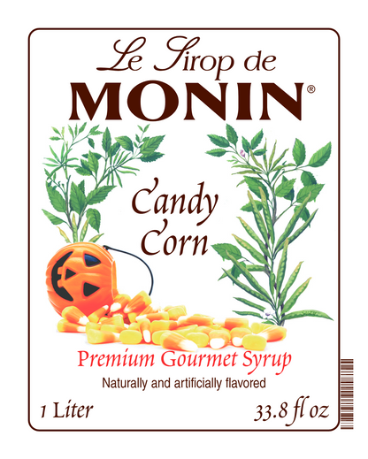 Monin Candy Corn Syrup product label