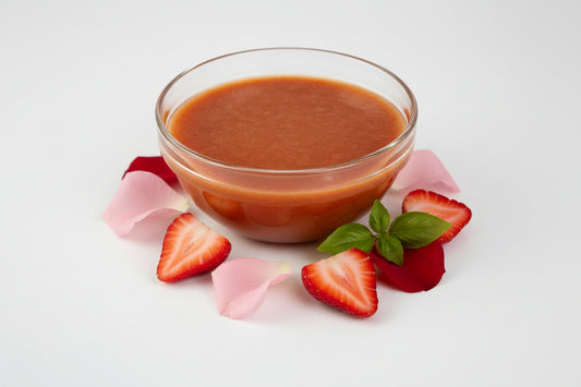 Vinaigrette Balsamique à la Fraise et à la Rose