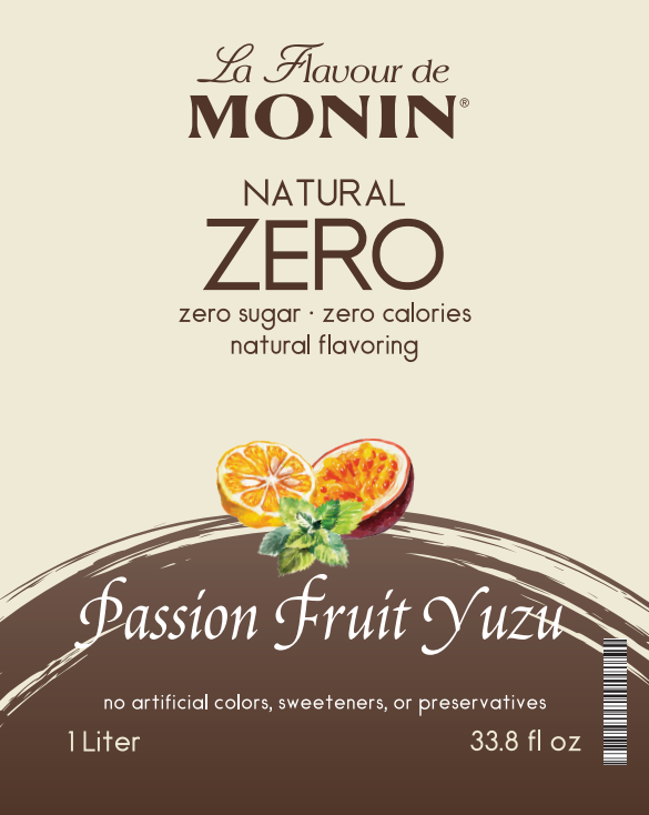 Fruit de la Passion et Yuzu Zéro Naturel