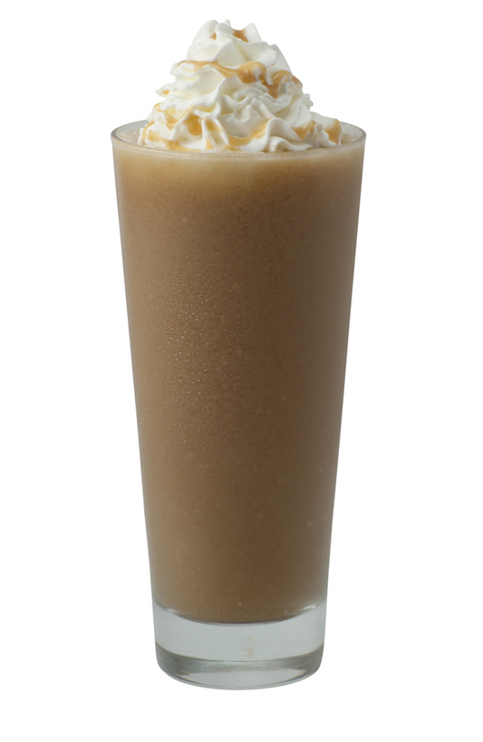 creme caramel dark chocolate shake