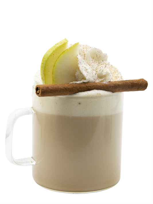 spiced brown pear latte