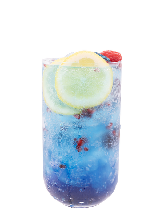 blue raspberry soda