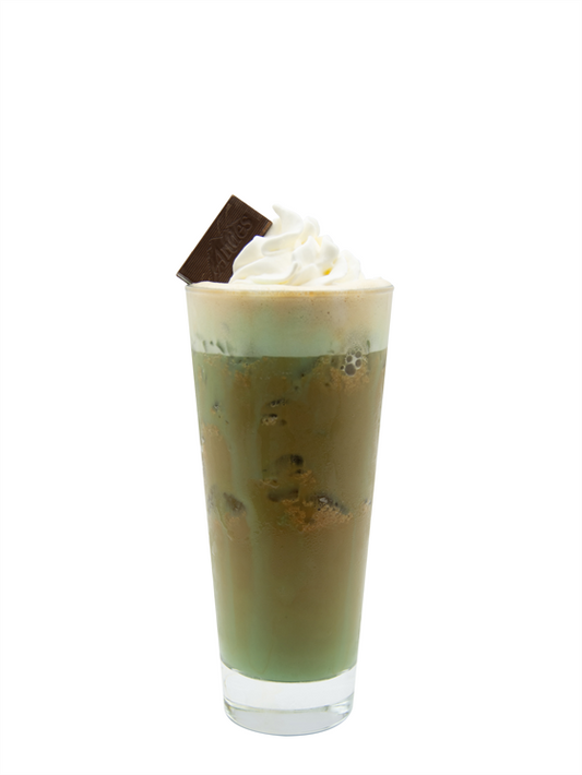 green mint cold foam chocolate cold brew