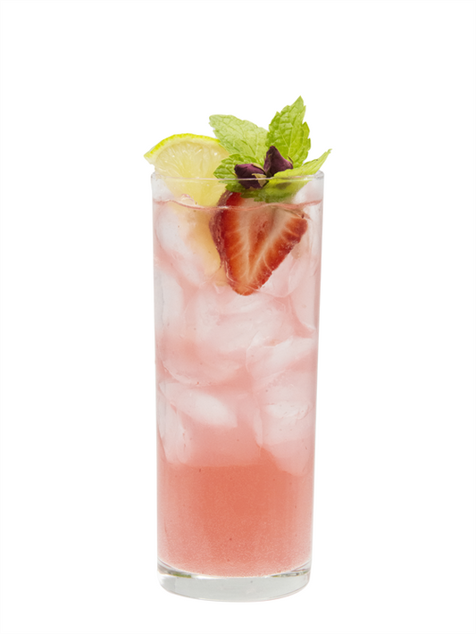 strawberry rose g&t