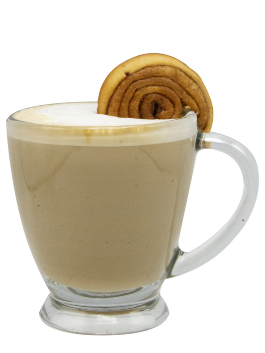 pecan roll latte