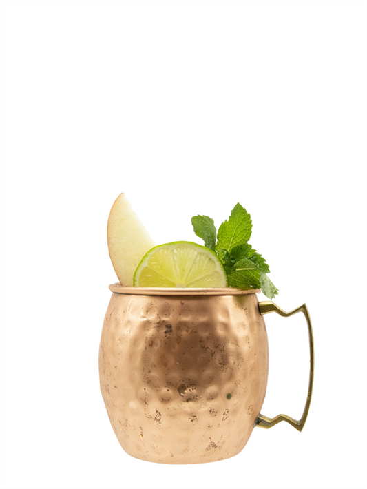 sticky apple mule mocktail