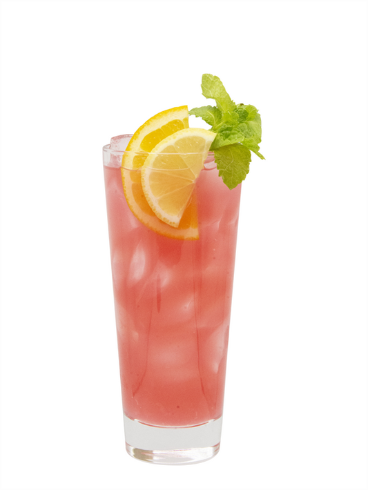 strawberry rose lemonade soda