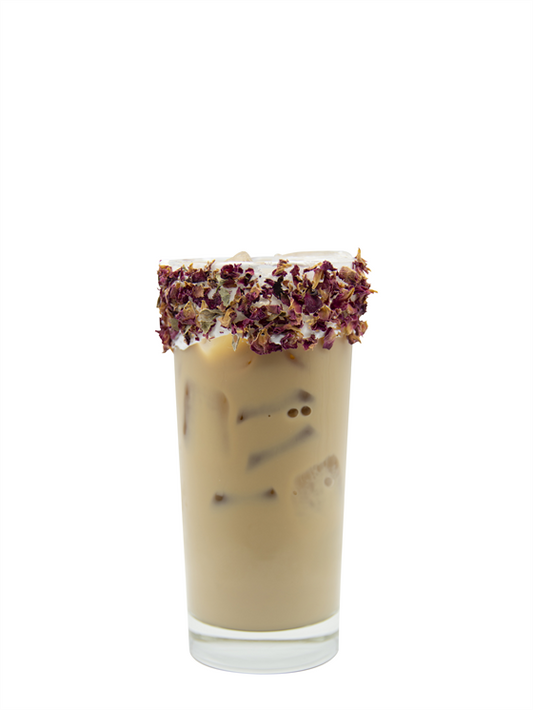 marshmallow rose iced coffee