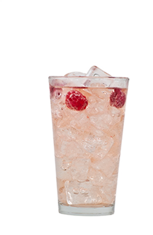 raspberry white peach italian soda