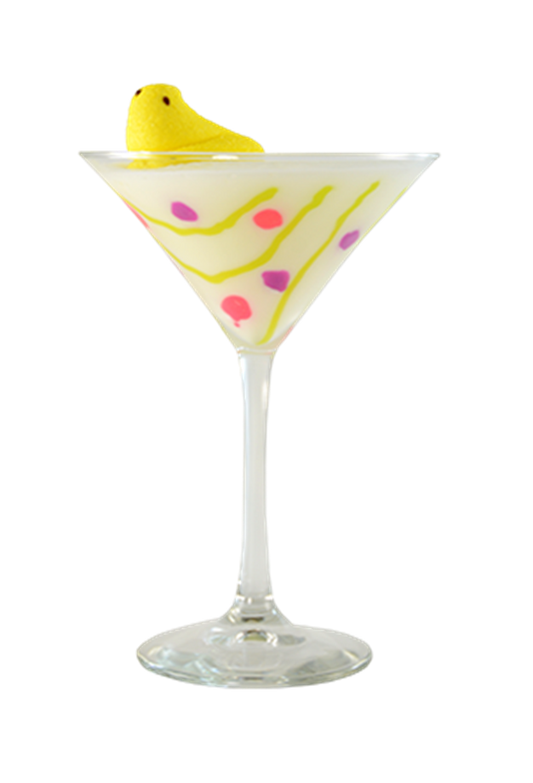 easter fizz tini