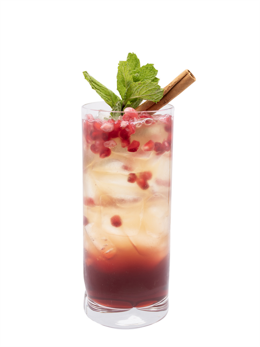 spiced pomegranate green tea