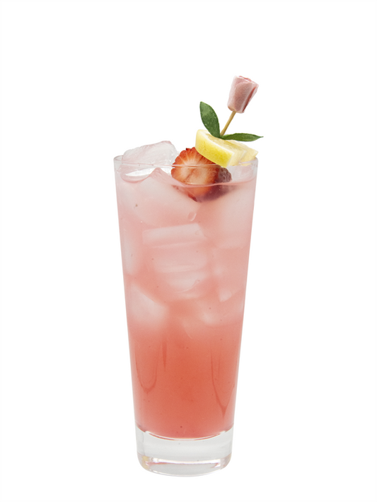 strawberry rose lemonade