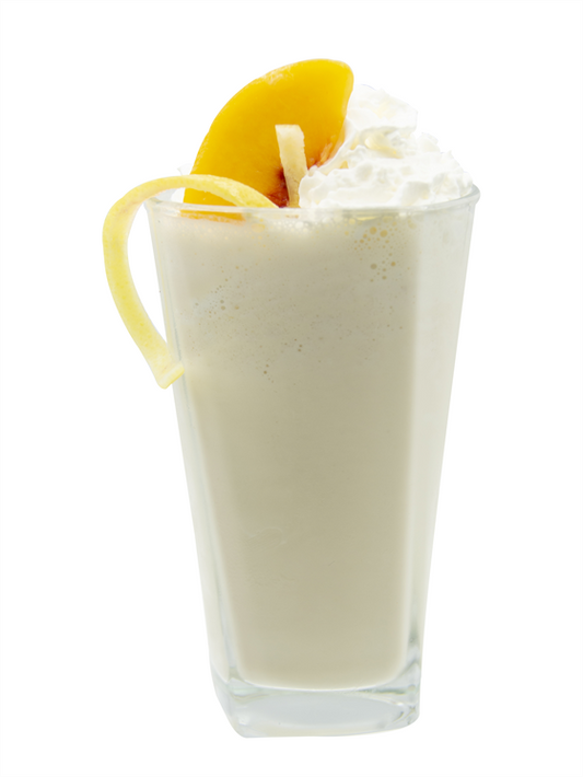 peach yuzu milkshake