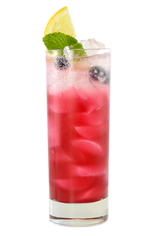 blueberry mint collins