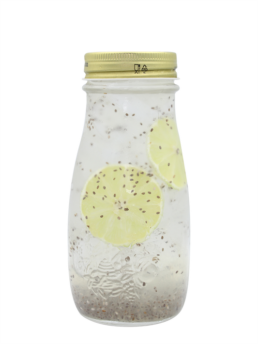 lemon water with chia