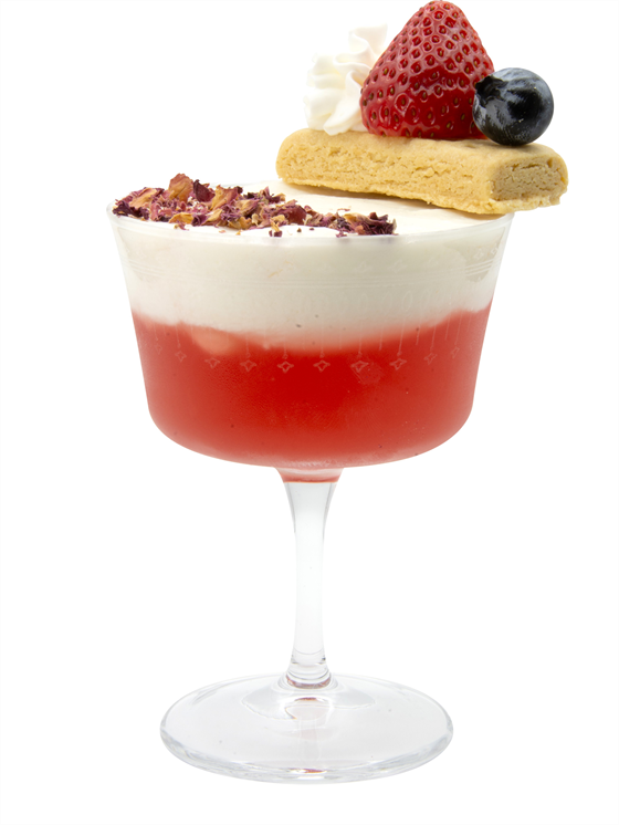 very berry shortcake mocktail