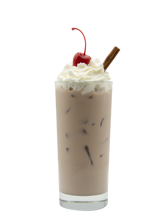 cherry spiced iced coffee