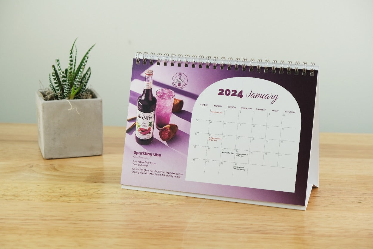 2024 Monin Desk Calendar