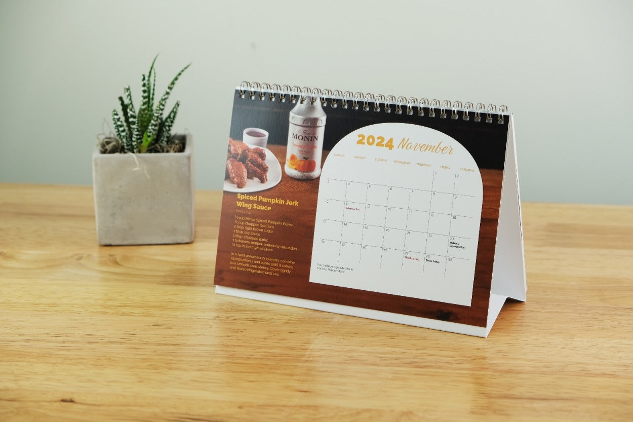 2024 Monin Desk Calendar