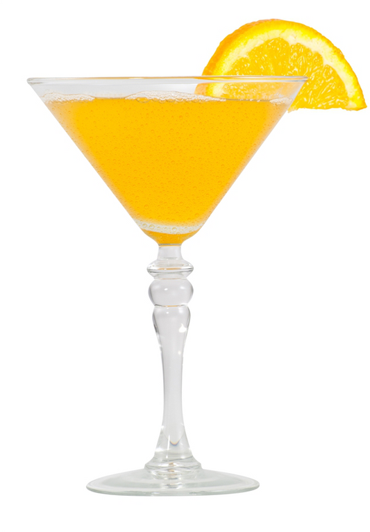 orange tangerine martini