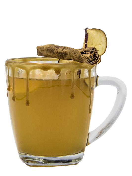 salted caramel hot apple toddy