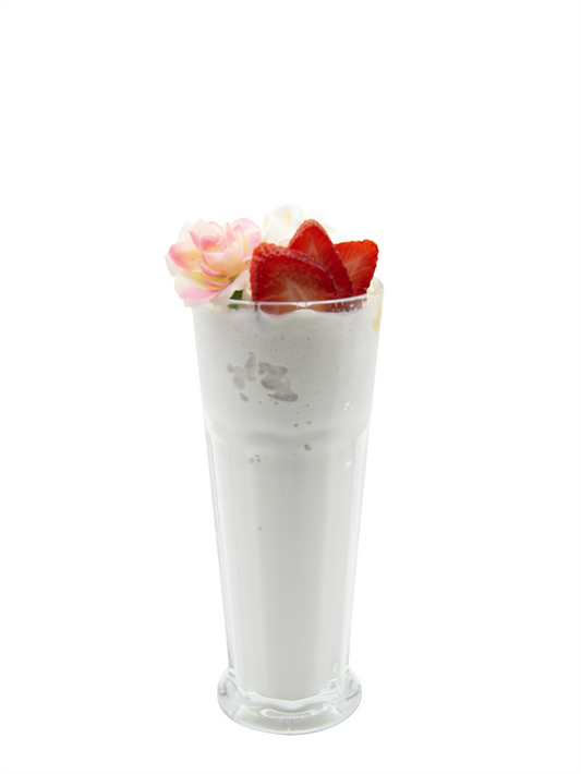 berry rose white chocolate shake