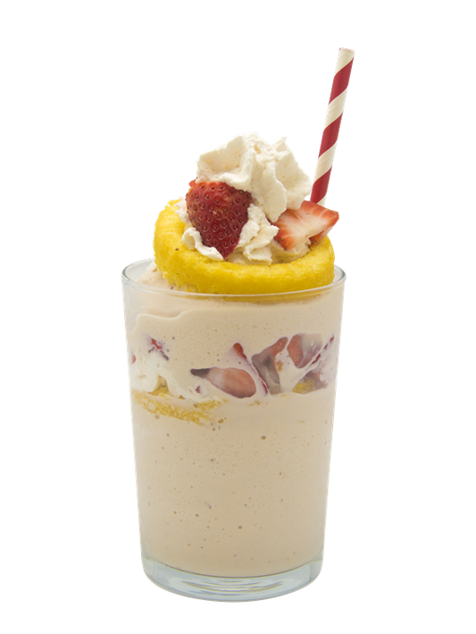 strawberry shortcake parfait shake