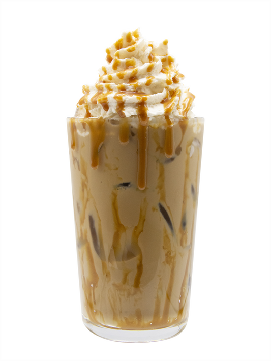 smoked iced caramel macchiato