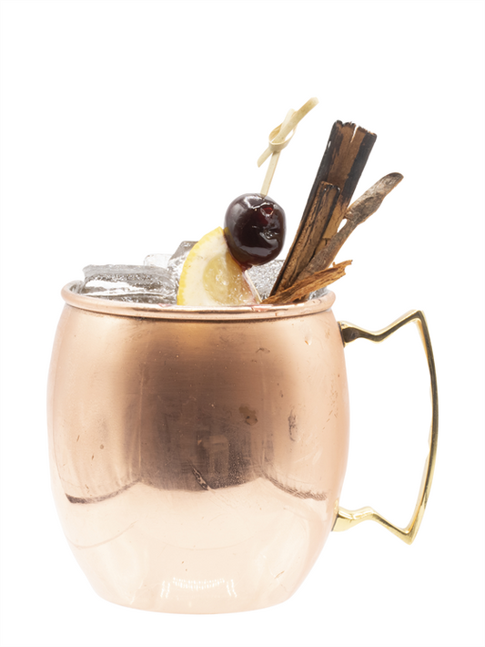 spiced old fashioned ginger mule