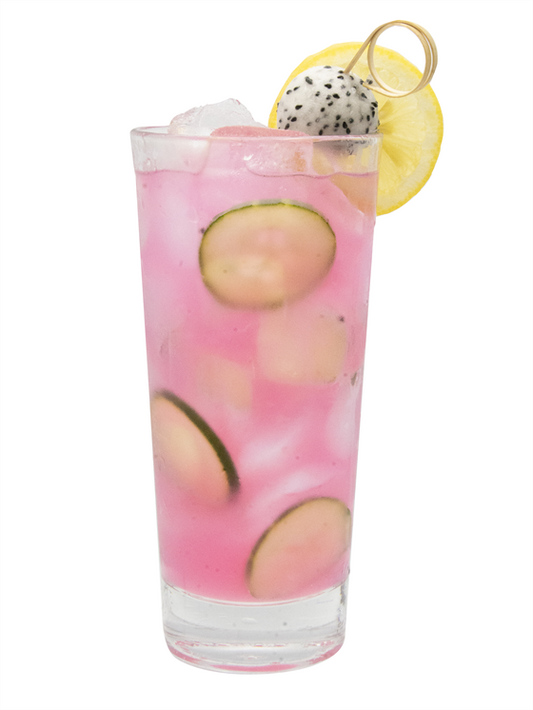 pink cucumber lemonade