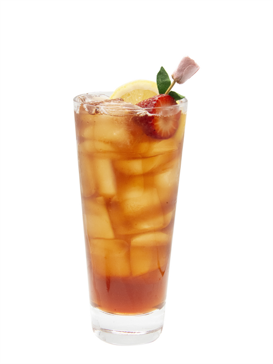 strawberry rose iced tea